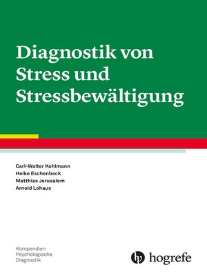 cover image of Diagnostik von Stress und Stressbewältigung